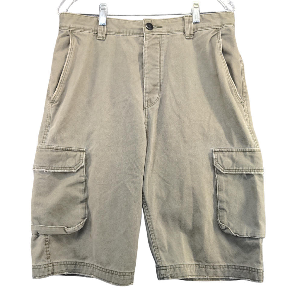 Divided Men's Cargo Shorts Green Size 30 Supply No. 1 100% Cotton Pockets